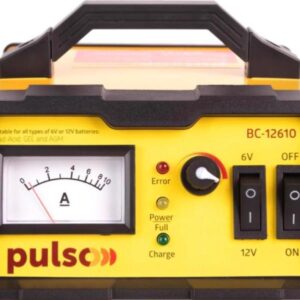 Das Gerät wird geladen. für Batterie. auto PULSO BC-12610 6/12V 10A